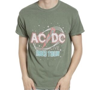 AC/DC Green 1983 Tour Tee